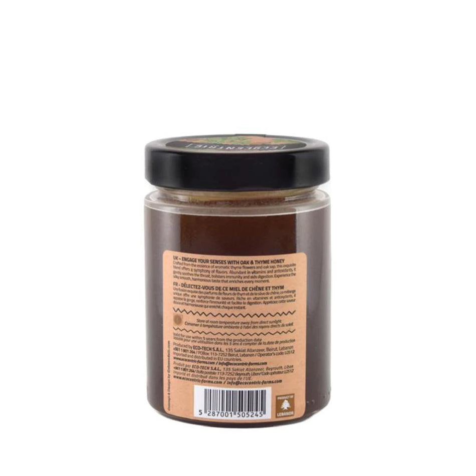 Organic Raw Premium Oak & Thyme Honey - 450g Jar