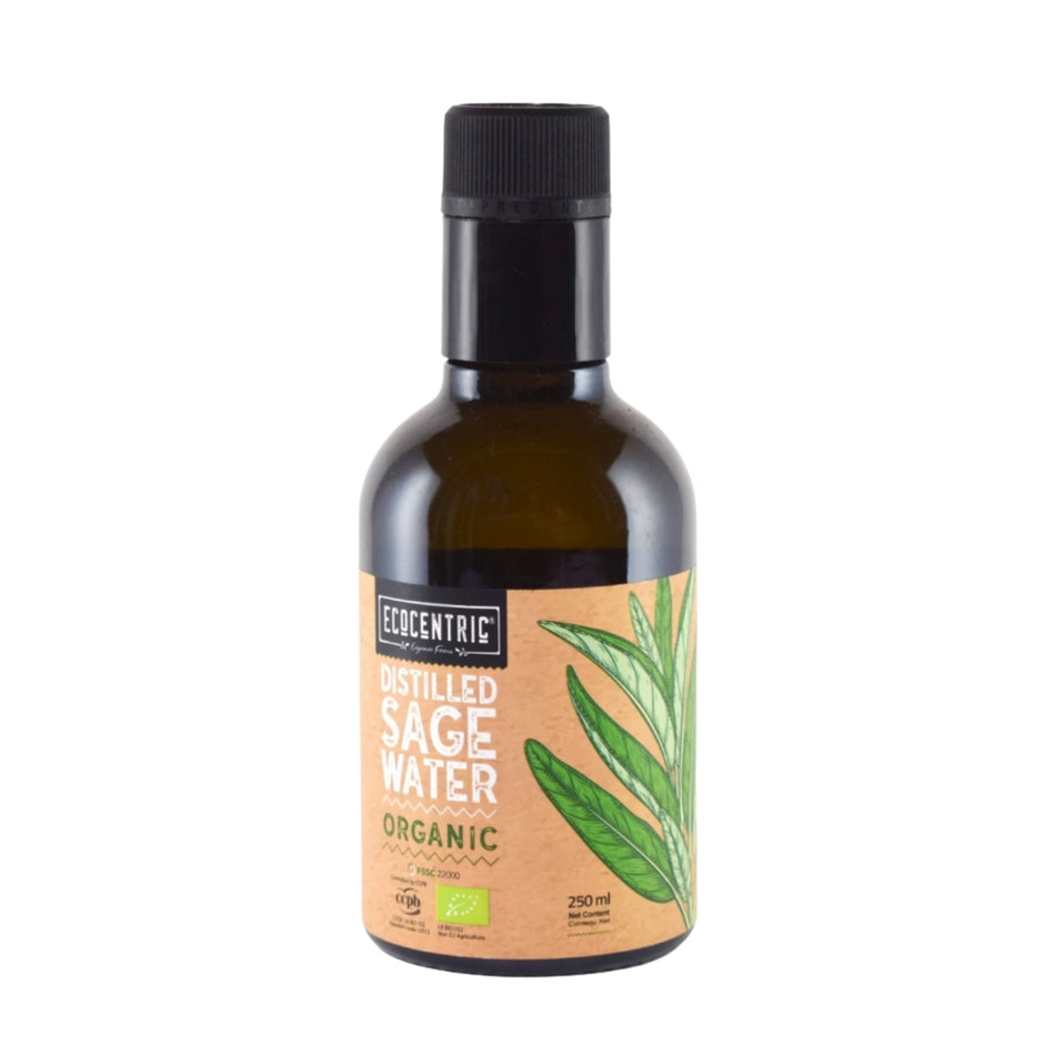 Organic Distilled Sage Water - 250ml Bottle